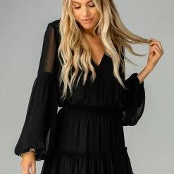BUDDY LOVE CLOTHING ZOZO BLACK DRESS
