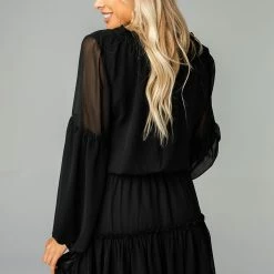 BUDDY LOVE CLOTHING ZOZO BLACK DRESS