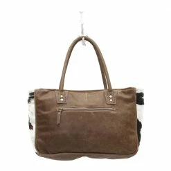 MYRA SMALL COWHIDE BUCKET PURSE