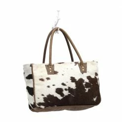 MYRA SMALL COWHIDE BUCKET PURSE