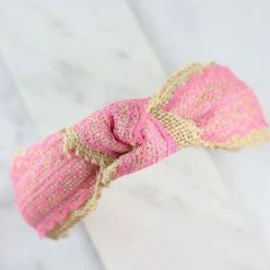 CAROLINE HILL BURLAP HEADBAND 11 CAROLINE HILL BURLAP HEADBAND