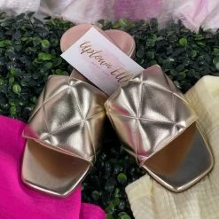 CCOCCI CLEO GOLD SANDAL