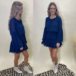 BUDDY LOVE ZOZO NAVY DRESS 15 BUDDY LOVE ZOZO NAVY DRESS