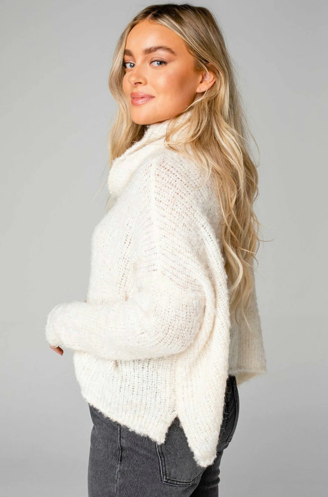 BUDDY LOVE DAISY OATMEAL SWEATER 4 BUDDY LOVE DAISY OATMEAL SWEATER