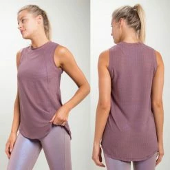 MONO B. BROOKE TRELLIS MESH TANK