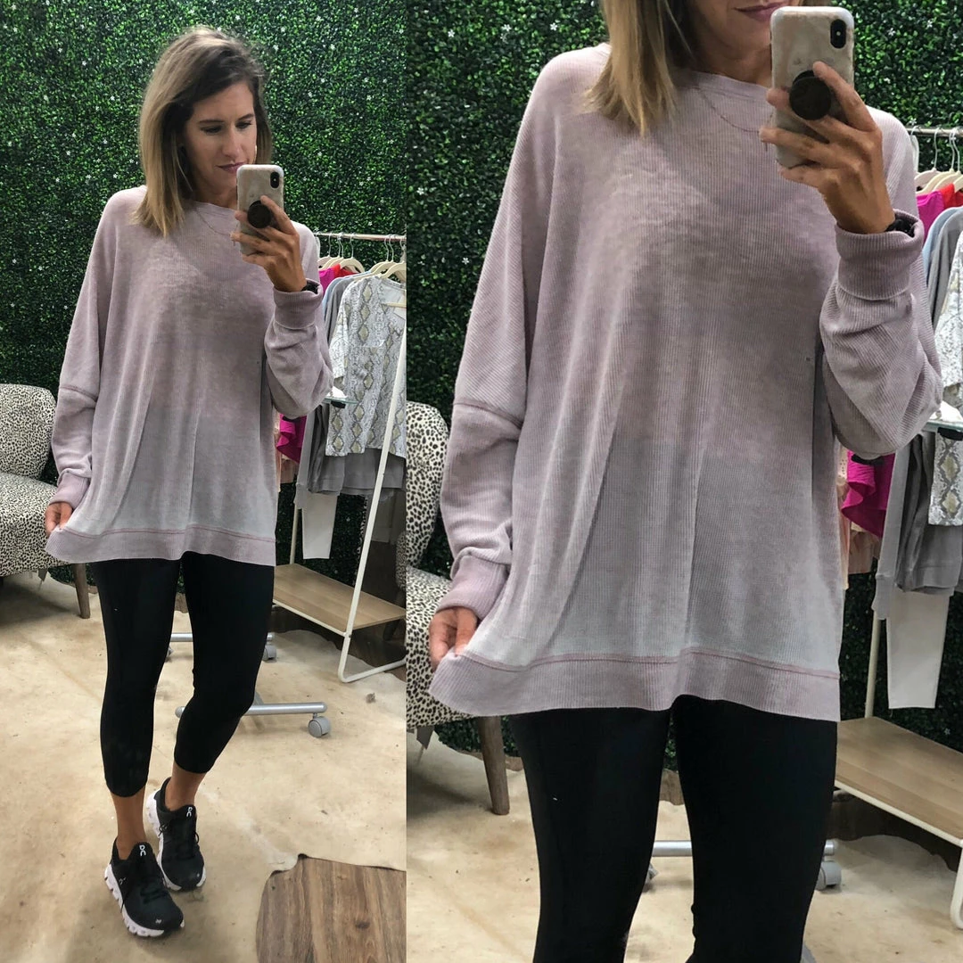 MONO B. KENZIE WAFFLE LONG SLV ACTIVE WEAR 3 MONO B. KENZIE WAFFLE LONG SLV ACTIVE WEAR