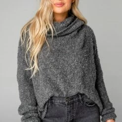 BUDDY LOVE DAISY CHARCOAL SWEATER CLOTHING