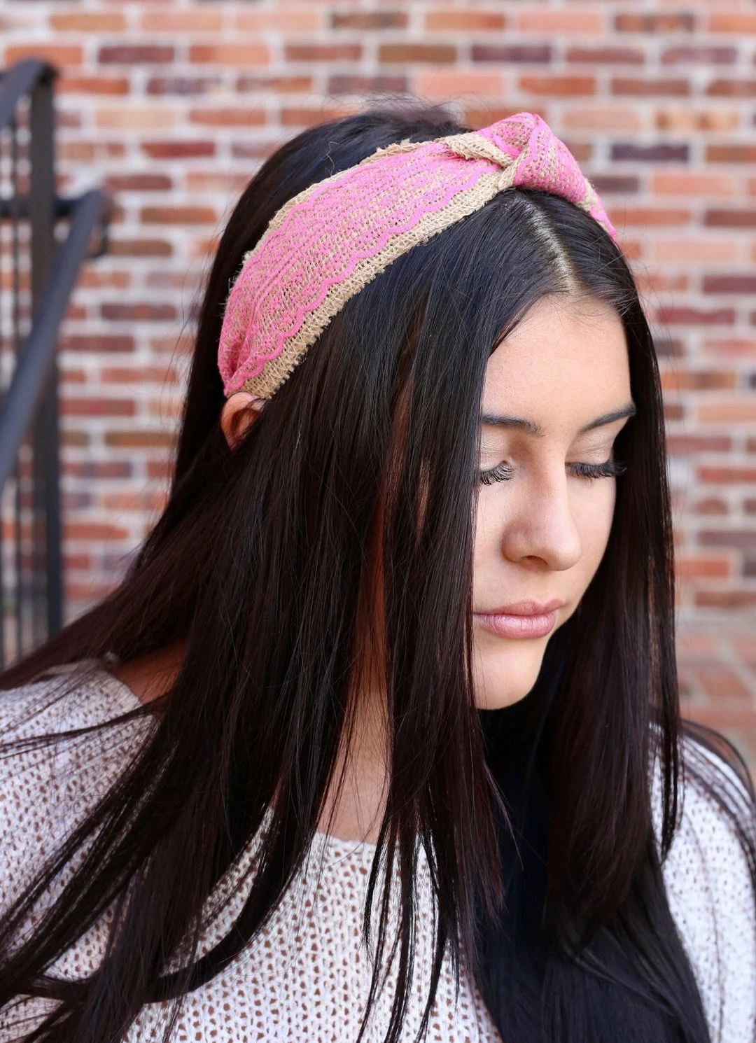 CAROLINE HILL BURLAP HEADBAND 3 CAROLINE HILL BURLAP HEADBAND