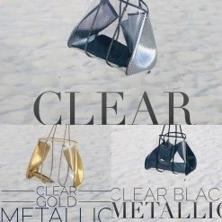 GEORDE BEACH TOTE CLEAR NEOPRENE BAGS