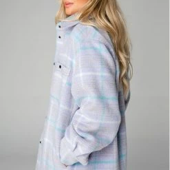 BUDDY LOVE CHANTALLE OVERSIZED SHACKET - LAVENDER 12 BUDDY LOVE CHANTALLE OVERSIZED SHACKET - LAVENDER