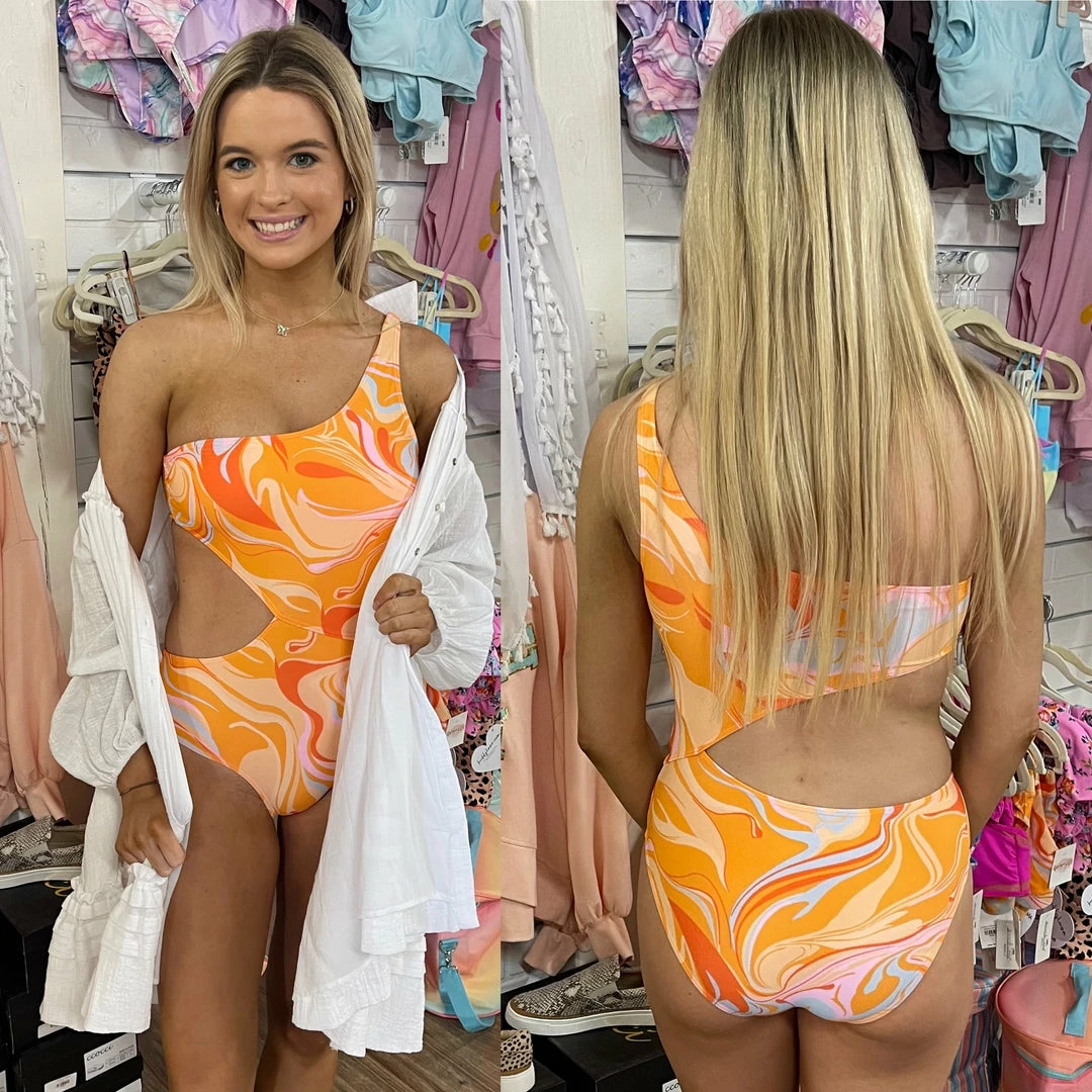 Beach Joy CORAL WAVE ONE PIECE CUT OUT WHAT'S NEW 2 Beach Joy CORAL WAVE ONE PIECE CUT OUT WHAT'S NEW