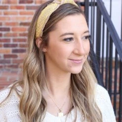 CAROLINE HILL BURLAP HEADBAND