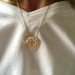 Uptown Ellie ELLIE GOLD DIAMOND CROSS JEWELRY