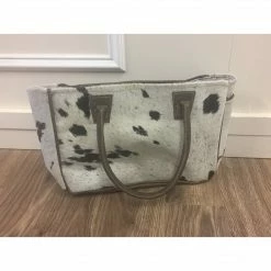 MYRA SMALL COWHIDE BUCKET PURSE