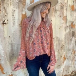 Uptown Ellie Boutique CLOTHING HAVEN FLORAL BOHO TOP