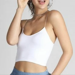 NikiBiki WHITE HALF CAMI HALF CAMIS