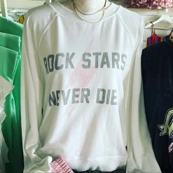 ODD PEOPLE ROCK STARS NEVER DIE SWEATSHIRTS GRAPHICS