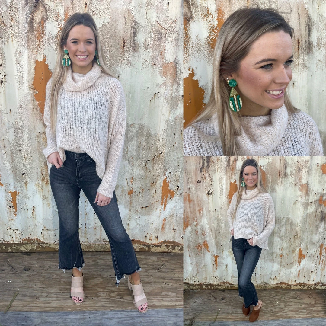 BUDDY LOVE DAISY OATMEAL SWEATER 7 BUDDY LOVE DAISY OATMEAL SWEATER