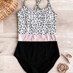 MACK AND MAL OCEAN OUTINGS LEOPARD ONE PIECE SWIMSUIT