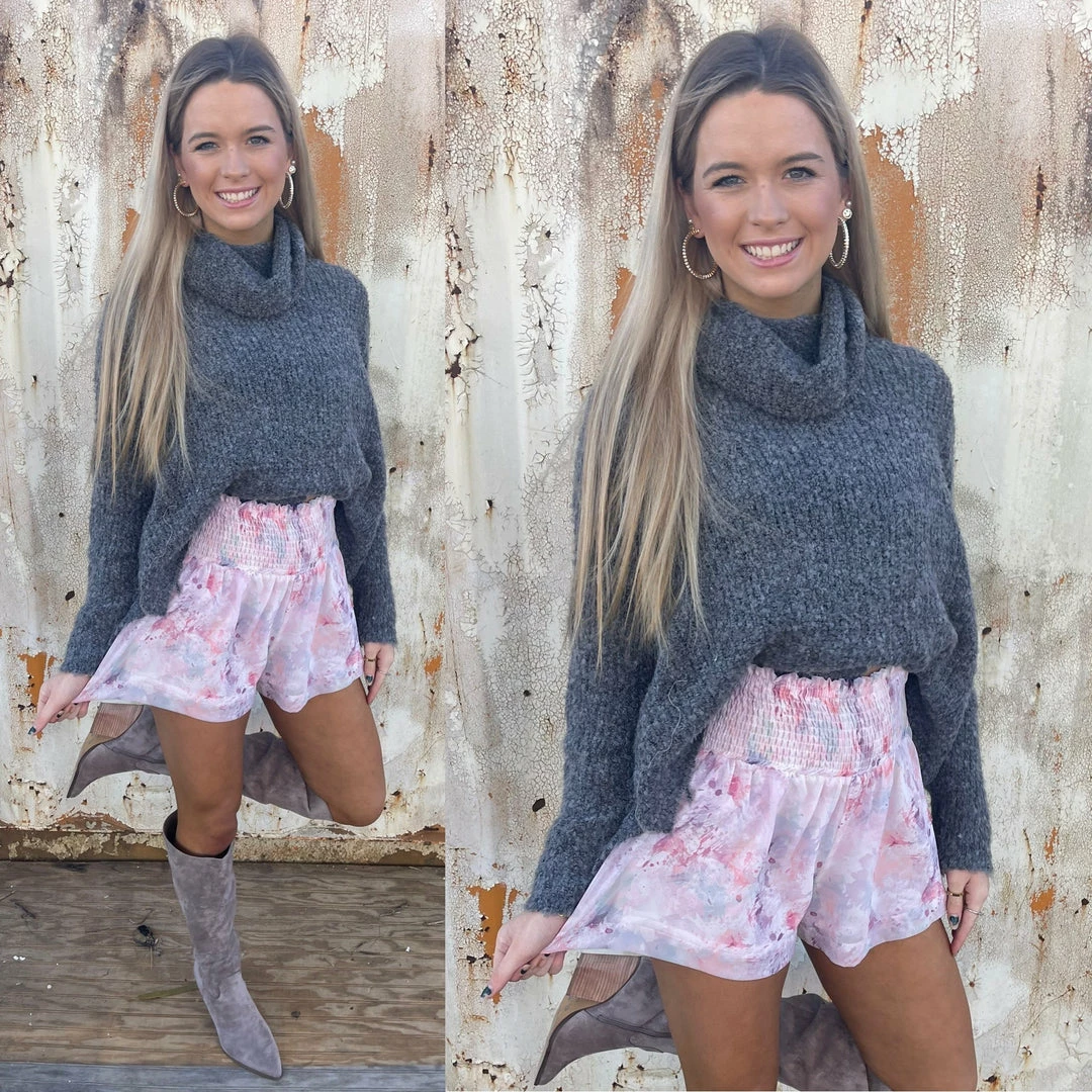 TCEC MEG SMOCKED SHORTS WHAT'S NEW 1 TCEC MEG SMOCKED SHORTS WHAT'S NEW