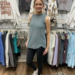 MONO B. BROOKE TRELLIS SEA MESH TANK 7 MONO B. BROOKE TRELLIS SEA MESH TANK