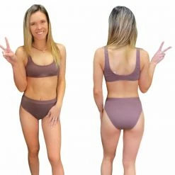ENVYA TAUPE SWIMSUIT