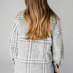 BUDDY LOVE CHANTALLE OVERSIZED SHACKET-GREY