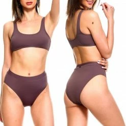 ENVYA TAUPE SWIMSUIT