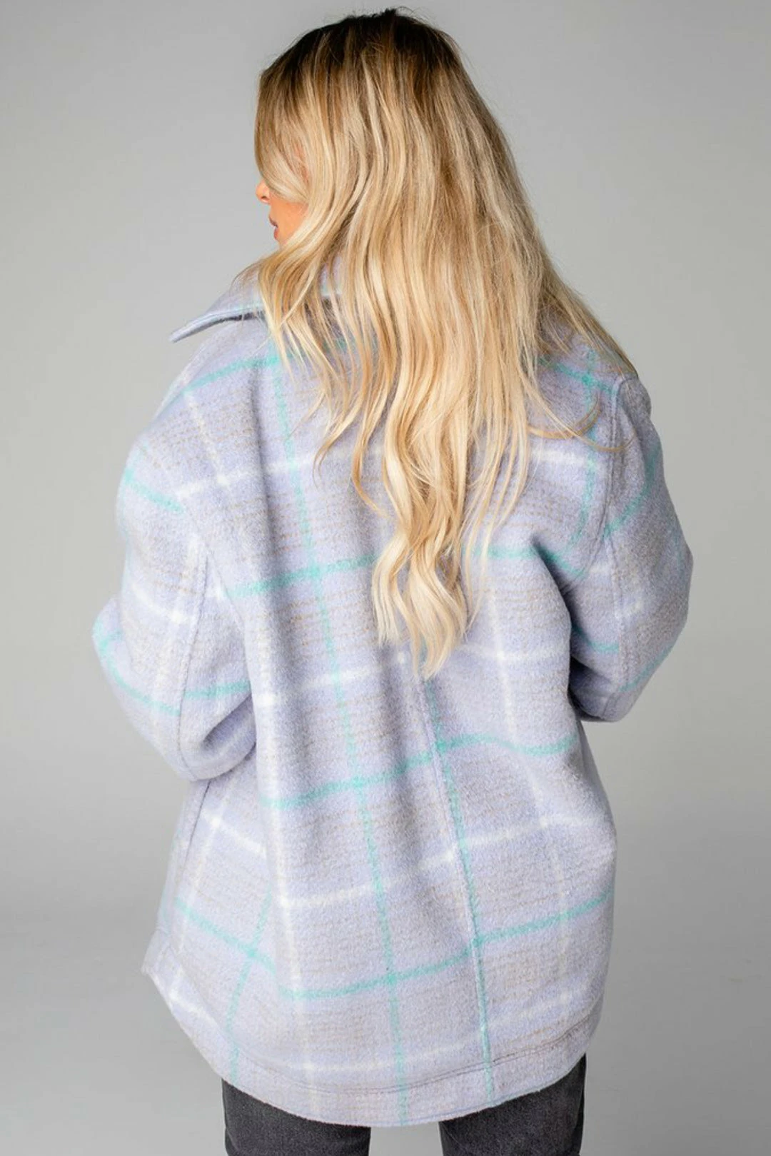 BUDDY LOVE CHANTALLE OVERSIZED SHACKET - LAVENDER 4 BUDDY LOVE CHANTALLE OVERSIZED SHACKET - LAVENDER