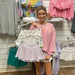 MONO B. WAVELENGTH TENNIS SKORT WHAT'S NEW