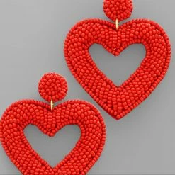 GOLDEN STELLA WHAT'S NEW BE MINE HEART EARRINGS