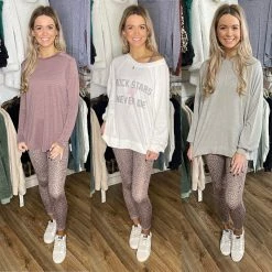 MONO B. WHAT'S NEW PINK GOLD SHIMMER LEOPARD LEGGINGS