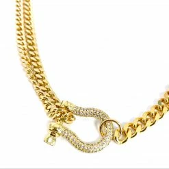 KRISTALIZE JEWELRY JEWELRY GIGI GOLD NECKLACE