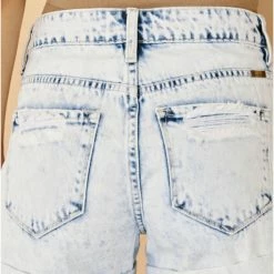 KAN CAN BRITT ACID WASHED DENIM SHORTS 14 KAN CAN BRITT ACID WASHED DENIM SHORTS
