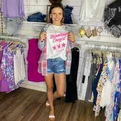 CHARLIE SOUTHERN GRAPHICS RHINESTONE COWGIRL 12 CHARLIE SOUTHERN GRAPHICS RHINESTONE COWGIRL