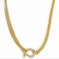 KRISTALIZE JEWELRY JEWELRY GIGI GOLD NECKLACE