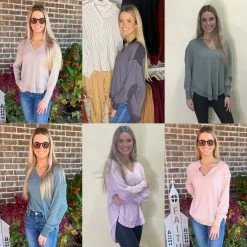 TREND NOTES PEYTON WAFFLE DOLMAN TOP