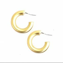 KRISTALIZE JEWELRY RALEY MATTE GOLD EARRINGS