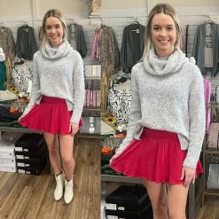 NEWBURY KUSTOMS CLOTHING FUZZY COWL NECK SWEATER 7 NEWBURY KUSTOMS CLOTHING FUZZY COWL NECK SWEATER