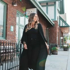 BUDDY LOVE CLOTHING LORETTA BLACK DUSTER