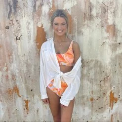 Beach Joy CORAL WAVES BIKNI WHAT'S NEW