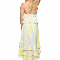 BUDDY LOVE GEORGIA LEMONADE TIERED DRESS