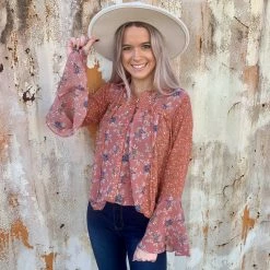 Uptown Ellie Boutique CLOTHING HAVEN FLORAL BOHO TOP