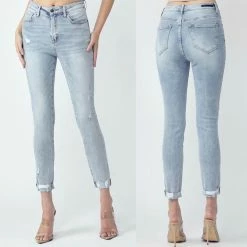 RISEN WHAT'S NEW GORGIA VINTAGE CUFF DENIM