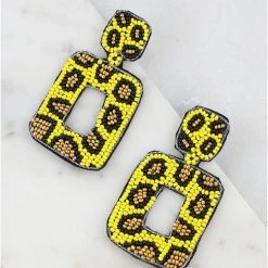 CAROLINE HILL JEWELRY FIERCE LEOPARD BEADED EARRING 9 CAROLINE HILL JEWELRY FIERCE LEOPARD BEADED EARRING