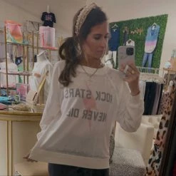 ODD PEOPLE ROCK STARS NEVER DIE SWEATSHIRTS GRAPHICS