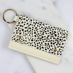 CAROLINE HILL LINLIE ANIMAL KEYCHAIN WALLET